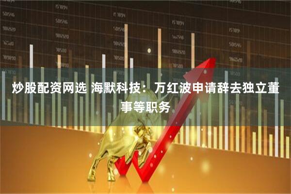 炒股配资网选 海默科技：万红波申请辞去独立董事等职务