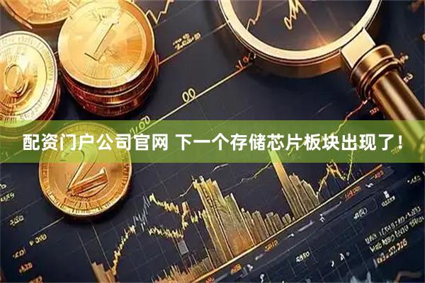 配资门户公司官网 下一个存储芯片板块出现了！